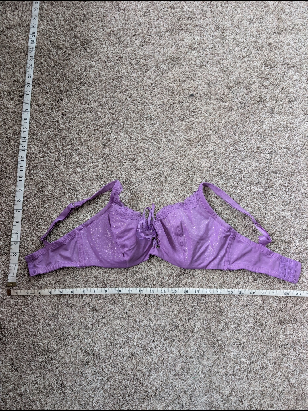 Frederick's of Hollywood Lavender Lace Underwire Bra